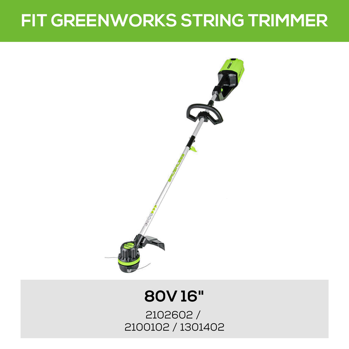 .080" Bump Feed Dual Line Replacement String Trimmer Spool