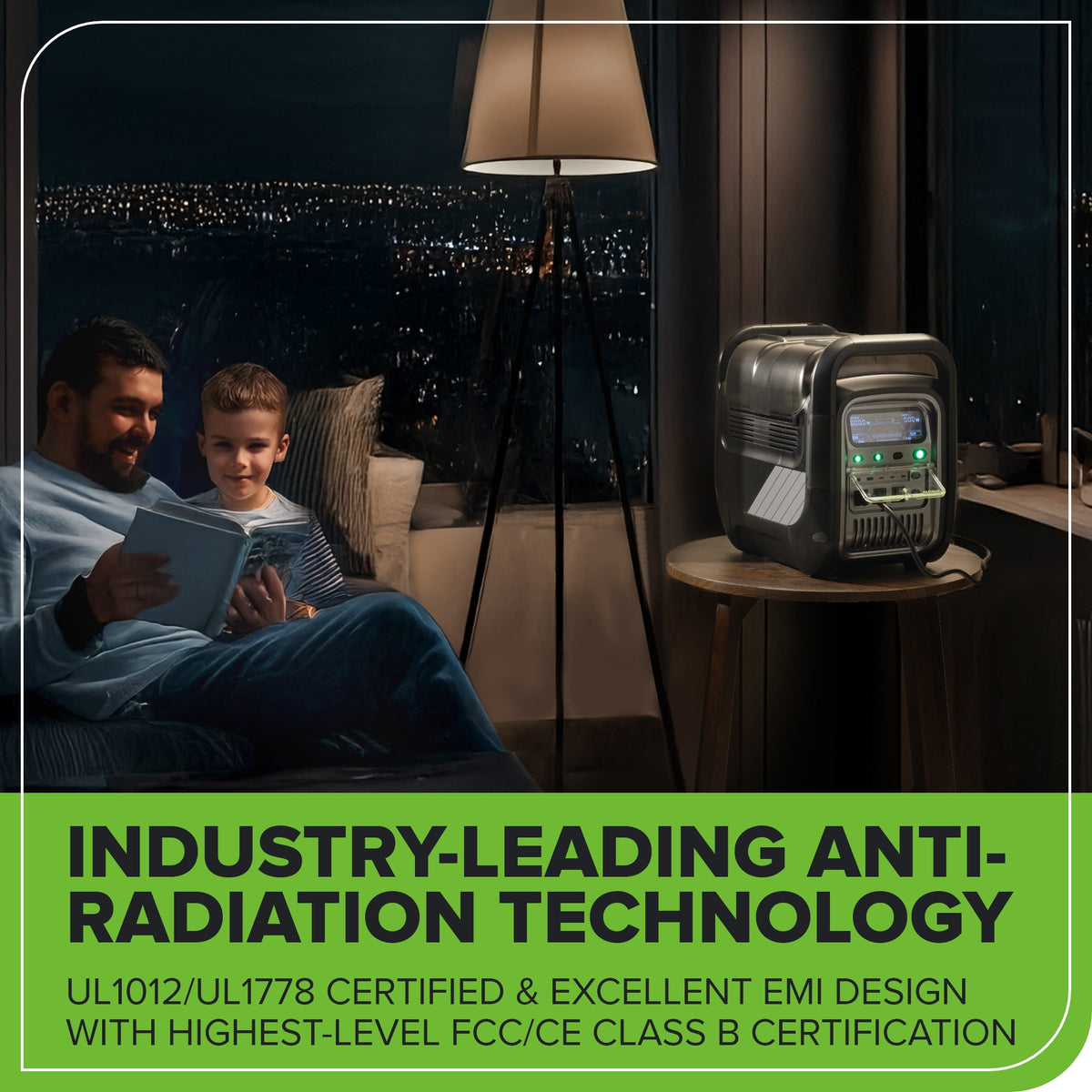 80V 2000W 4-Slot Inverter Portable Power Station (Tool Only)