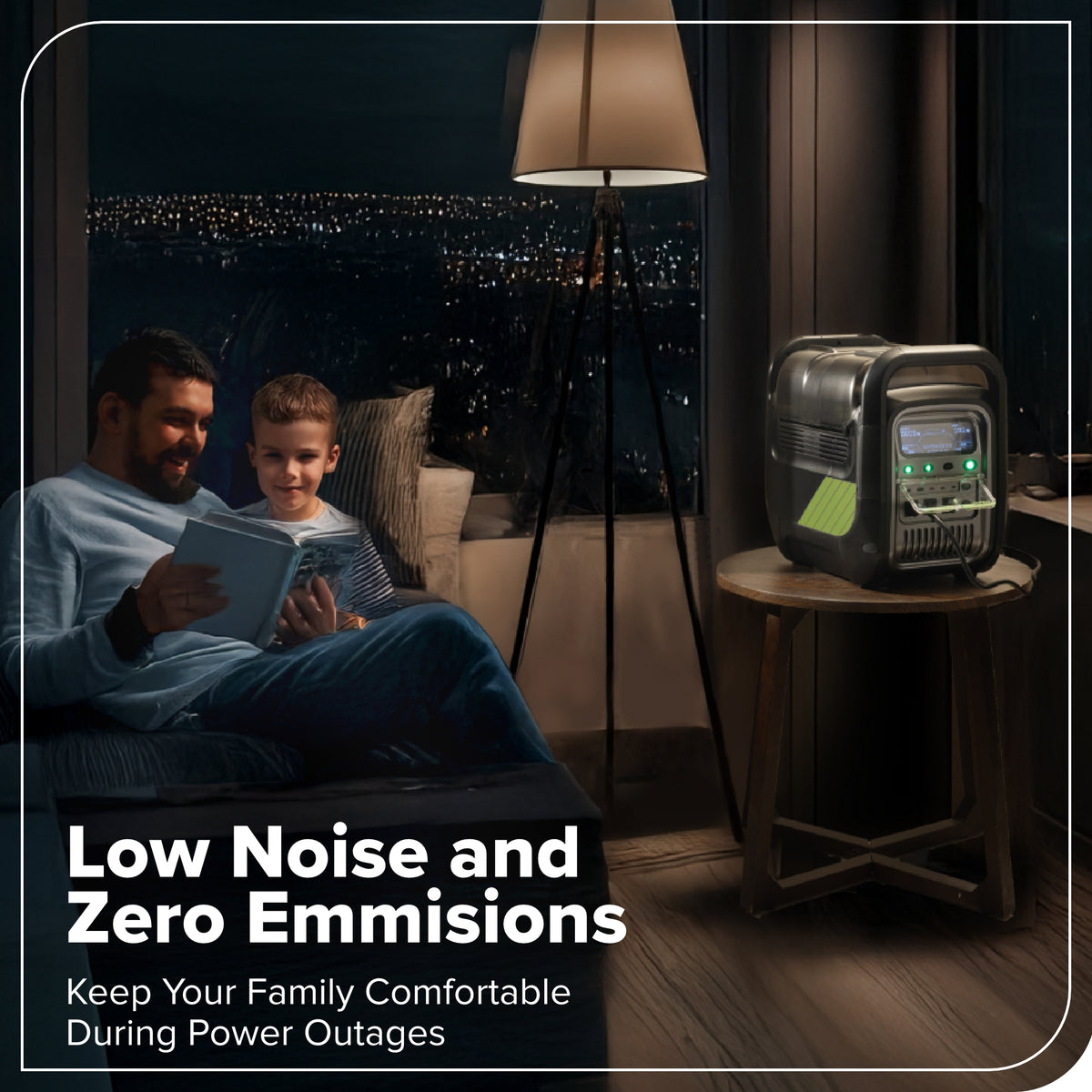 60V 2000W 4-Slot Inverter Portable Power Station (Tool Only)