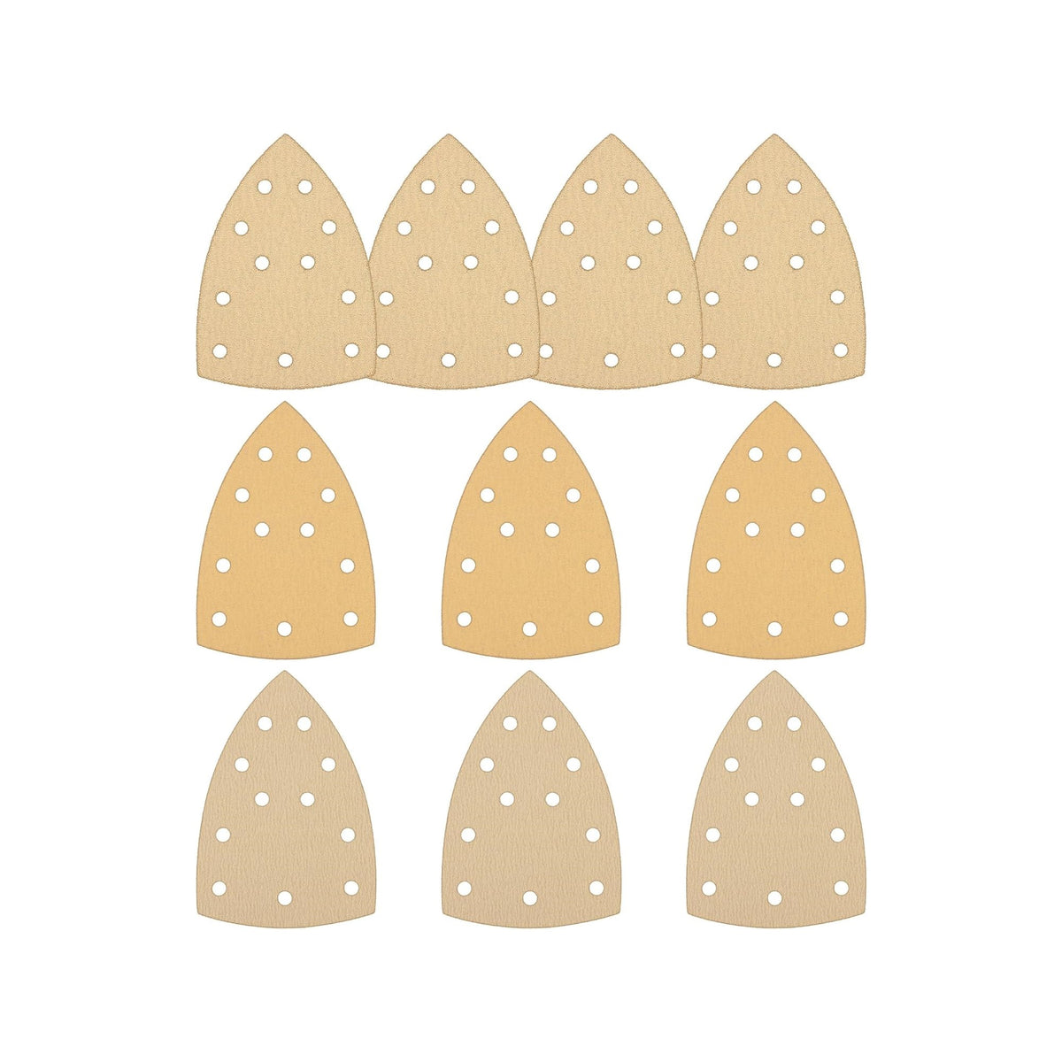 10PCS 5-1/2" Detail Sander Sanding Sheets