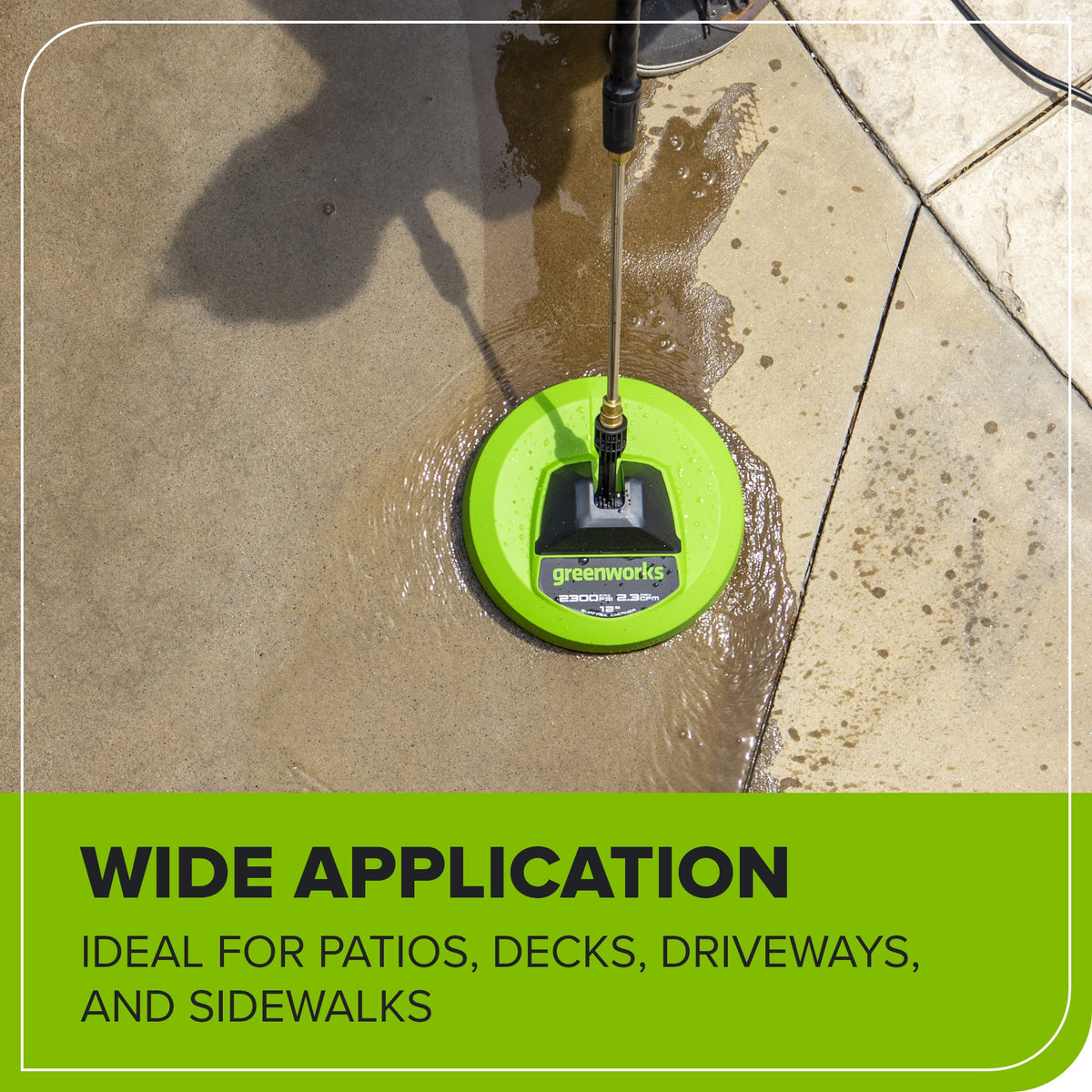 Universal 12" Rotating Surface Cleaner