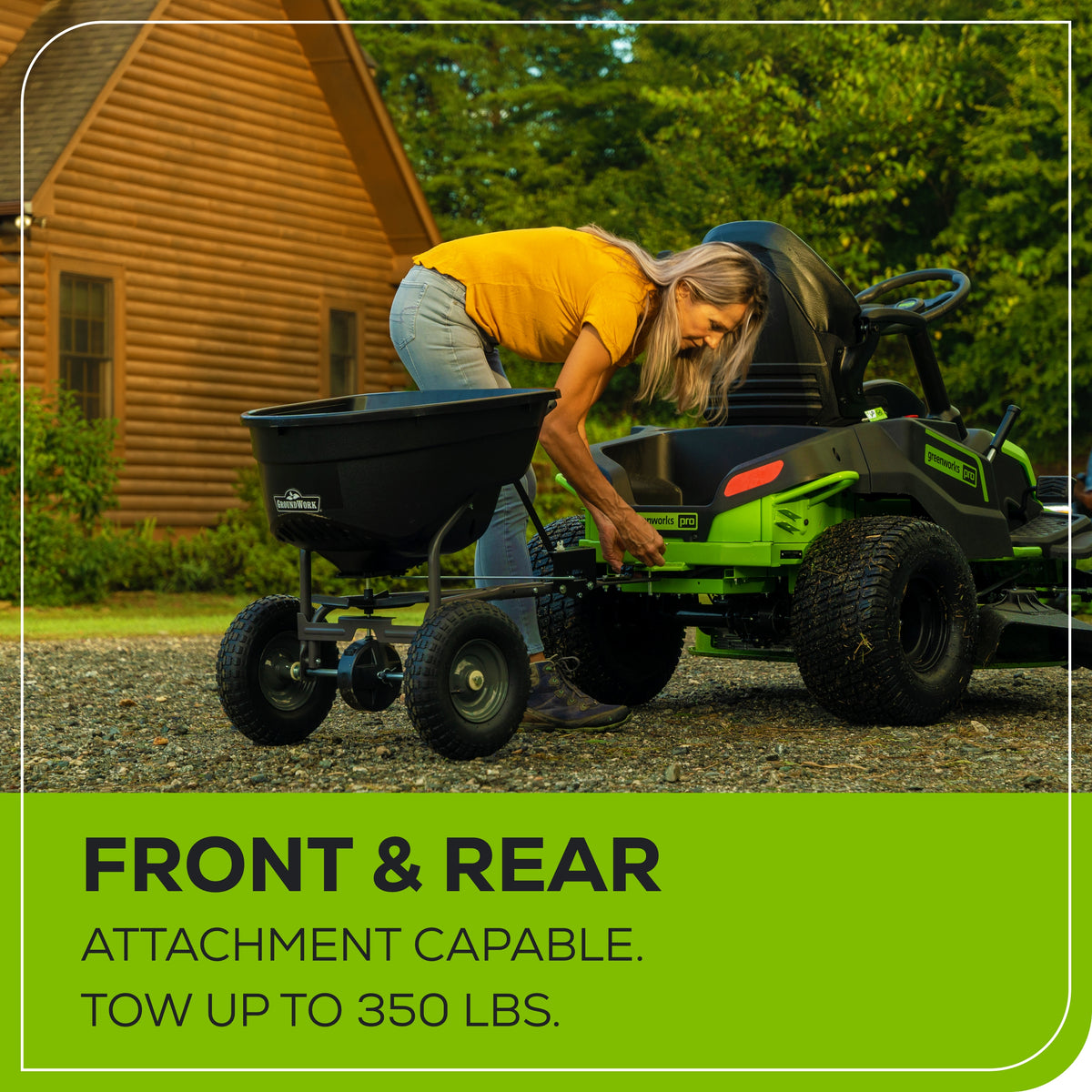 60V 42" Cordless Battery CrossoverT Riding Lawn Mower, (6) 8.0 Ah Batteries and 600W Wall Charger, CRT4262