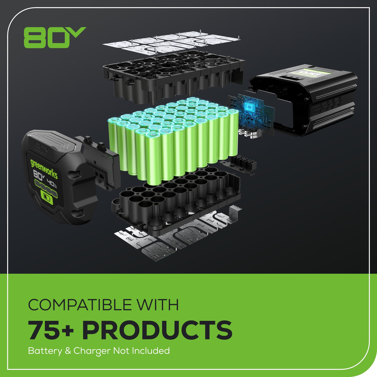 80V 8" Brushless Cordless Battery Edger Gen 3 (Tool Only)