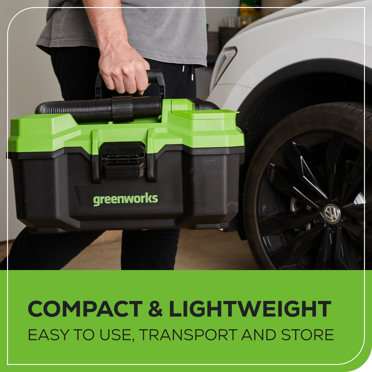 40V Brushless 3 Gallon Cordless Battery Wet/Dry Shop Vacuum: 4.0 Ah Battery and Charger