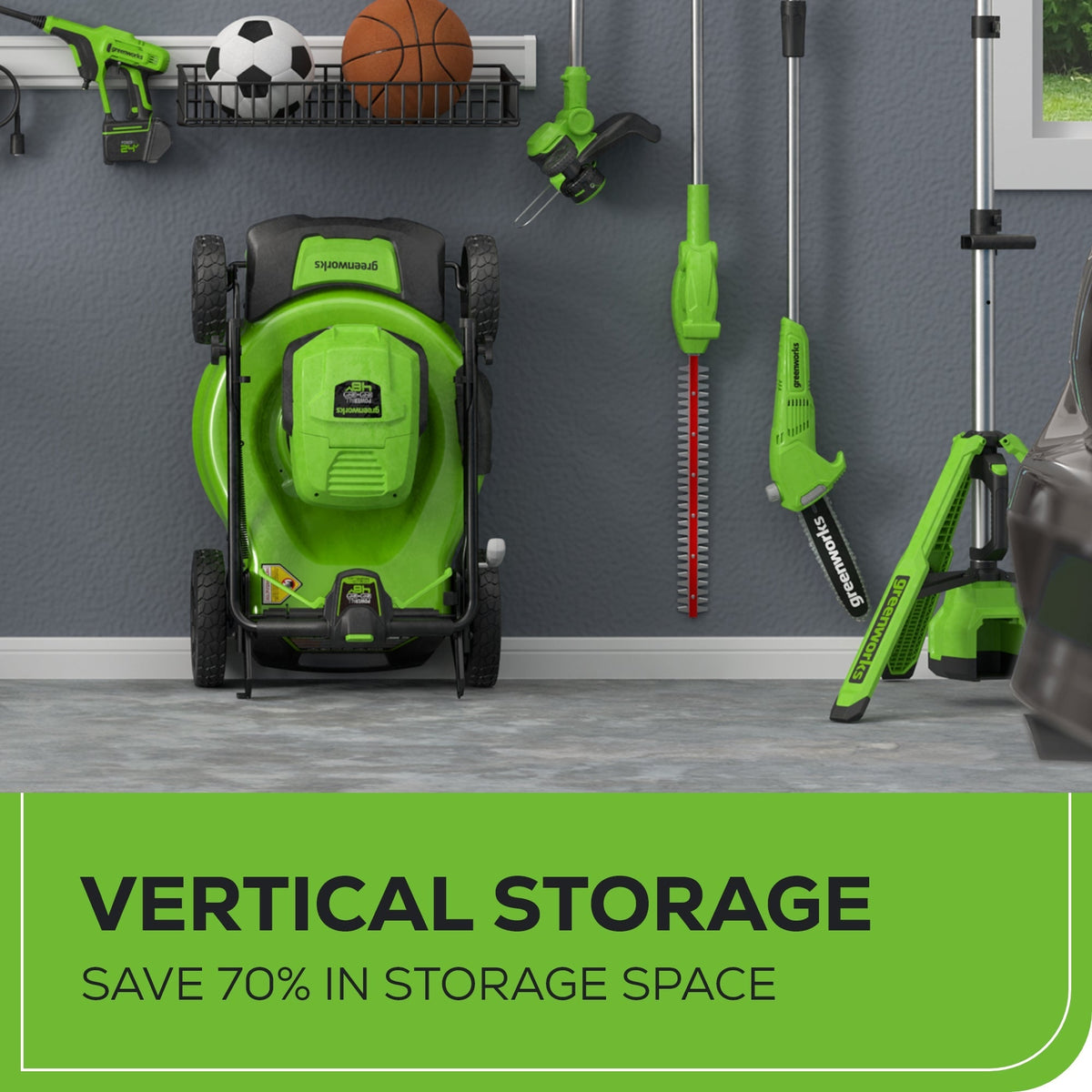 48V (24V x 2) 21" Cordless Battery Self-Propelled Mower 5PC Combo Kit: (2) 5.0Ah Batteries and Chargers