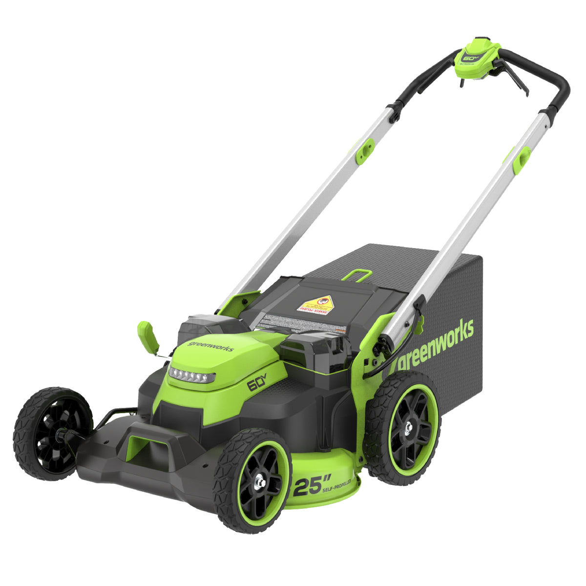 60V 25"SP Mower 3PC Combo Kit, 16" String Trimmer and 540CFM Blower