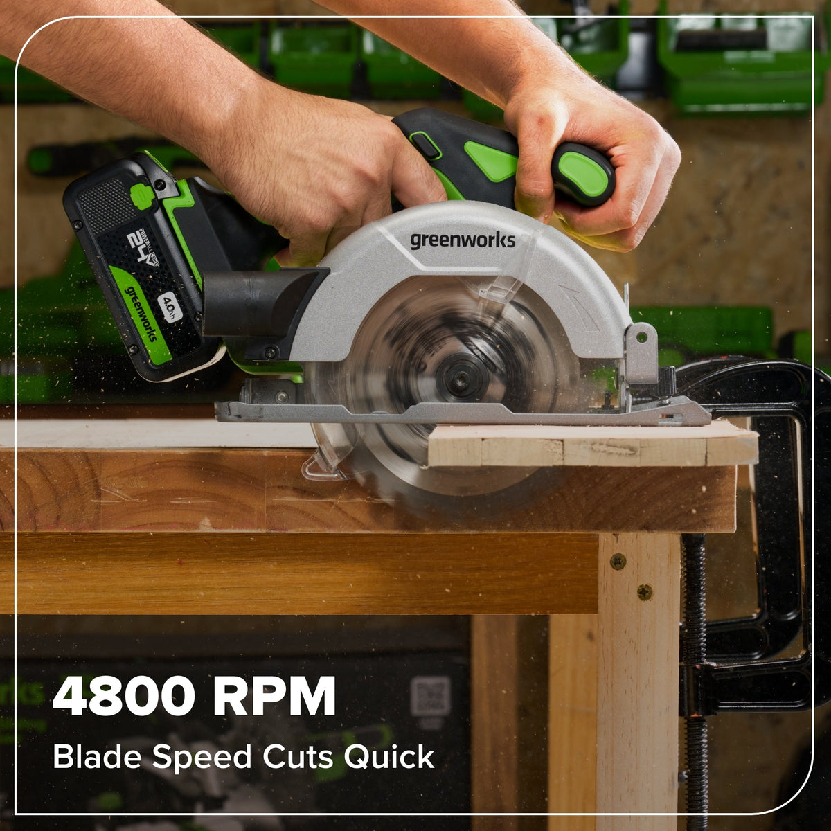 24V Brushless 1/2" 400 in/lbs Drill / Driver and 6.5" Circular Saw Combo Kit w/ (2) 2.0Ah USB-C Batteries and 65W USB-C Fast Charger