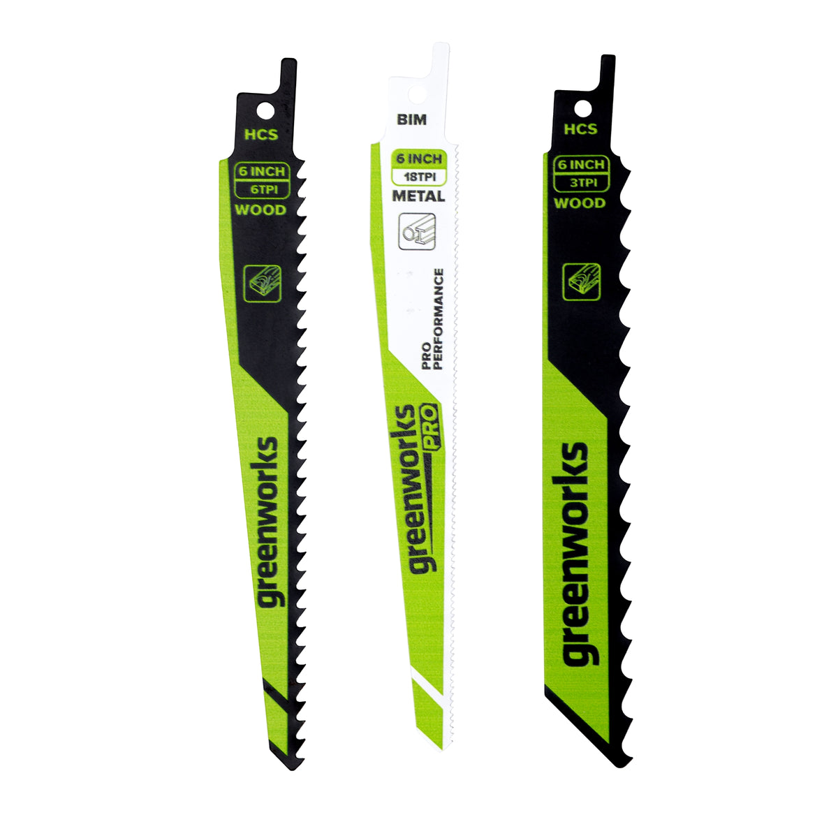 3 Series 3-Piece Recip Saw Blade Kit