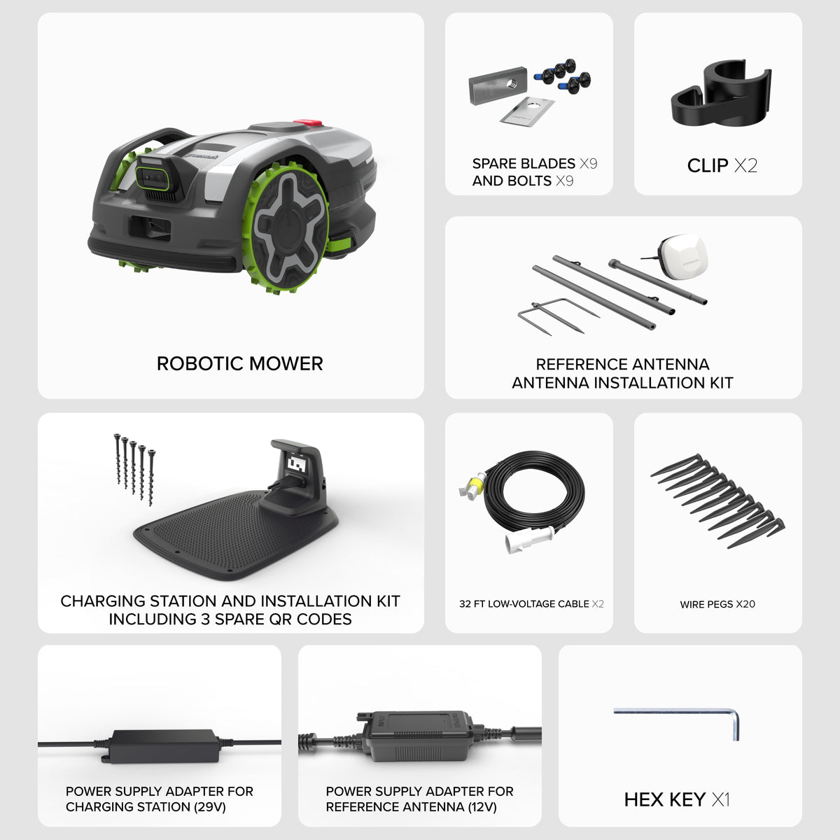 AiMowbot Wire-Free RTKVision Robotic Mower C20 | 1/2Acre