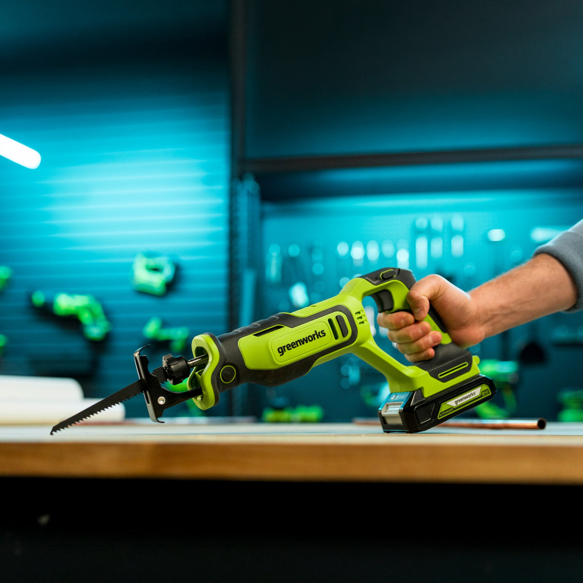 24V PowerAll 3/8" Drill Driver (280 in-lbs) & 1" Reciprocating Saw Combo Kit: (2) 2.0Ah USB-C Batteries, (2) 30W USB-C Chargers, (2) 3' 100W USB-C Cables