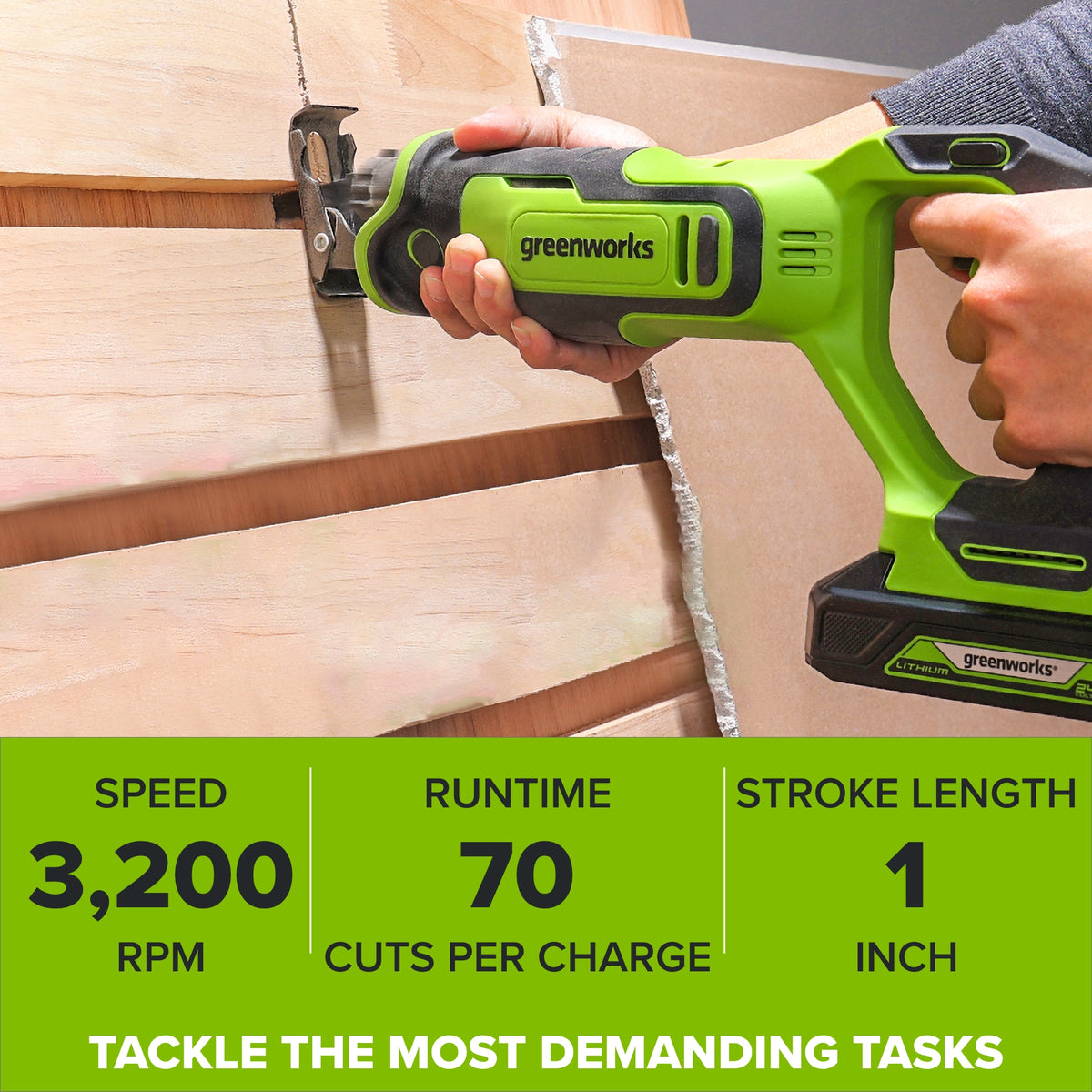 24V PowerAll 3/8" Drill Driver (280 in-lbs) & 1" Reciprocating Saw Combo Kit: (2) 2.0Ah USB-C Batteries, (2) 30W USB-C Chargers, (2) 3' 100W USB-C Cables