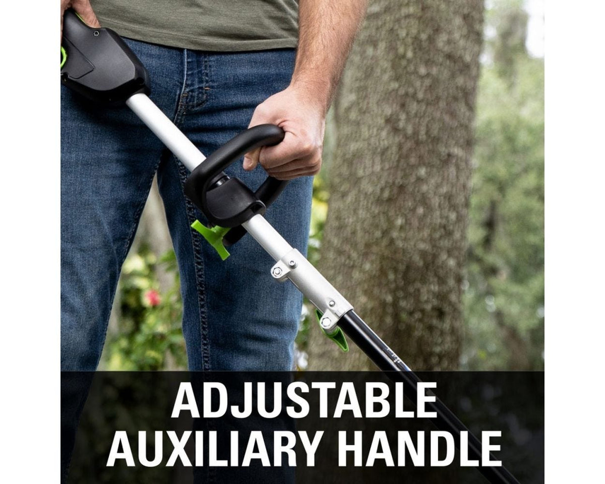 60V 16" Cordless Battery String Trimmer (Attachment Capable) and 8" Edger Attachment Combo Kit: 4.0 Ah Battery and Charger