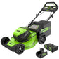 80V 21" Cordless Battery Self-Propelled Mower (SmartPace) w/ (2) 2.5Ah Batteries & Dual Port Charger