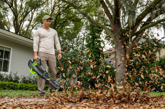 Fall Leaf Cleanup Leaf Blower Featured