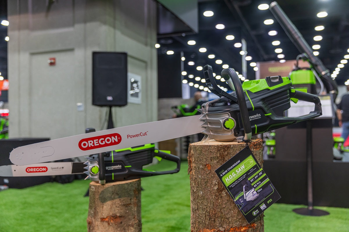Greenworks Commercial Revolutionizes The World Of Chainsaws With The First Ever H.O.G. Saw