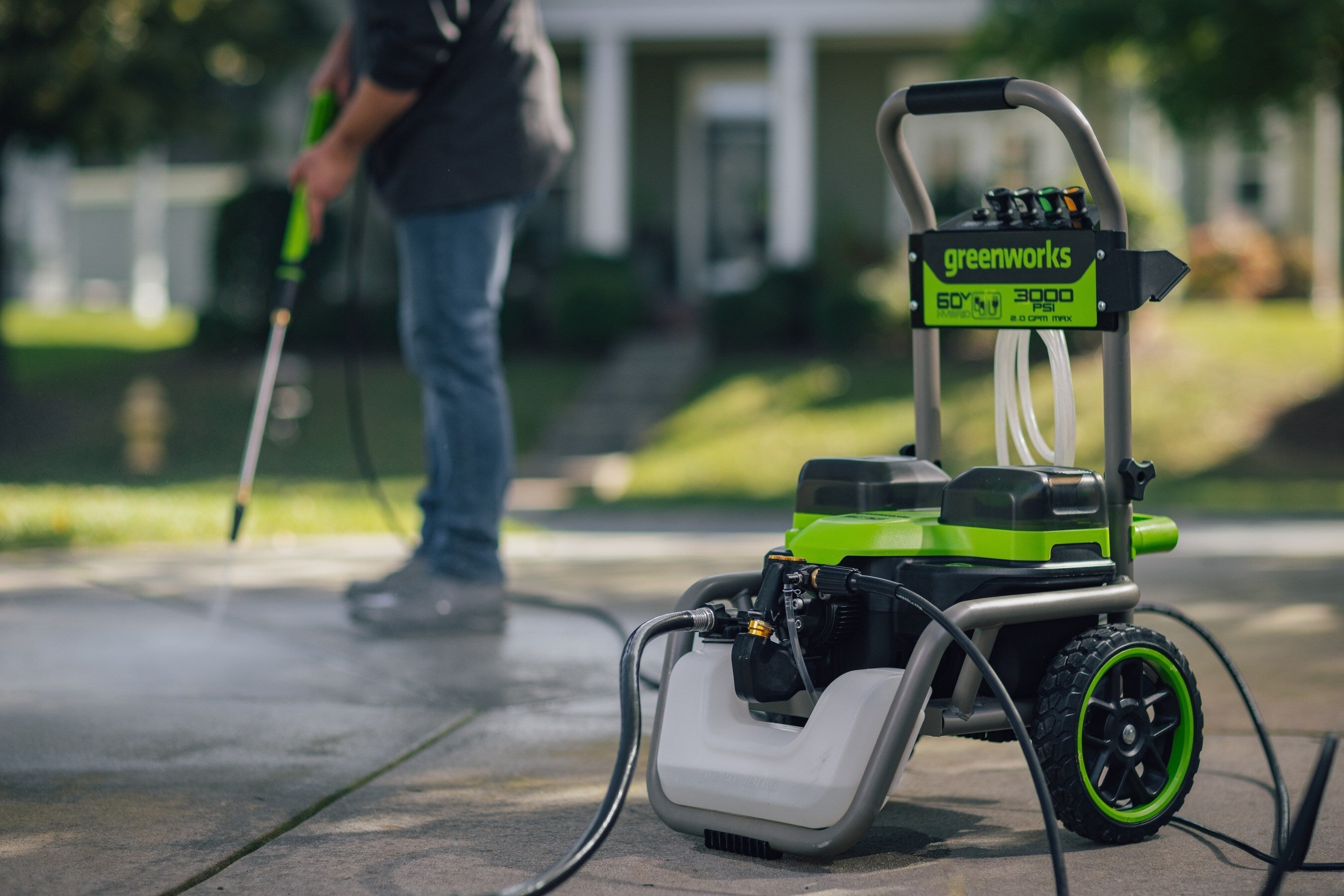 Greenworks Unveils Most Powerful Hybrid Electric Pressure Washer with ...