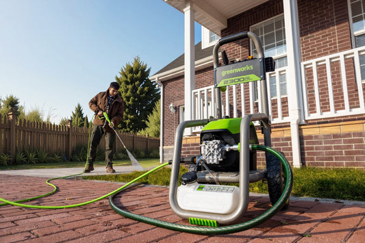 How to Use a Pressure Washer Outdoor Example