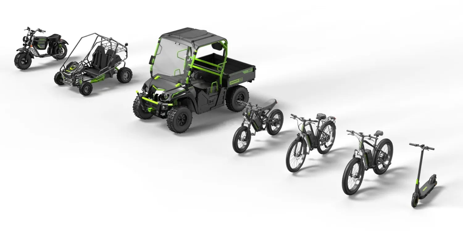 Greenworks Unveils New E-Bikes, Go-Karts, And E-Utv That Run On Power Tool Batteries