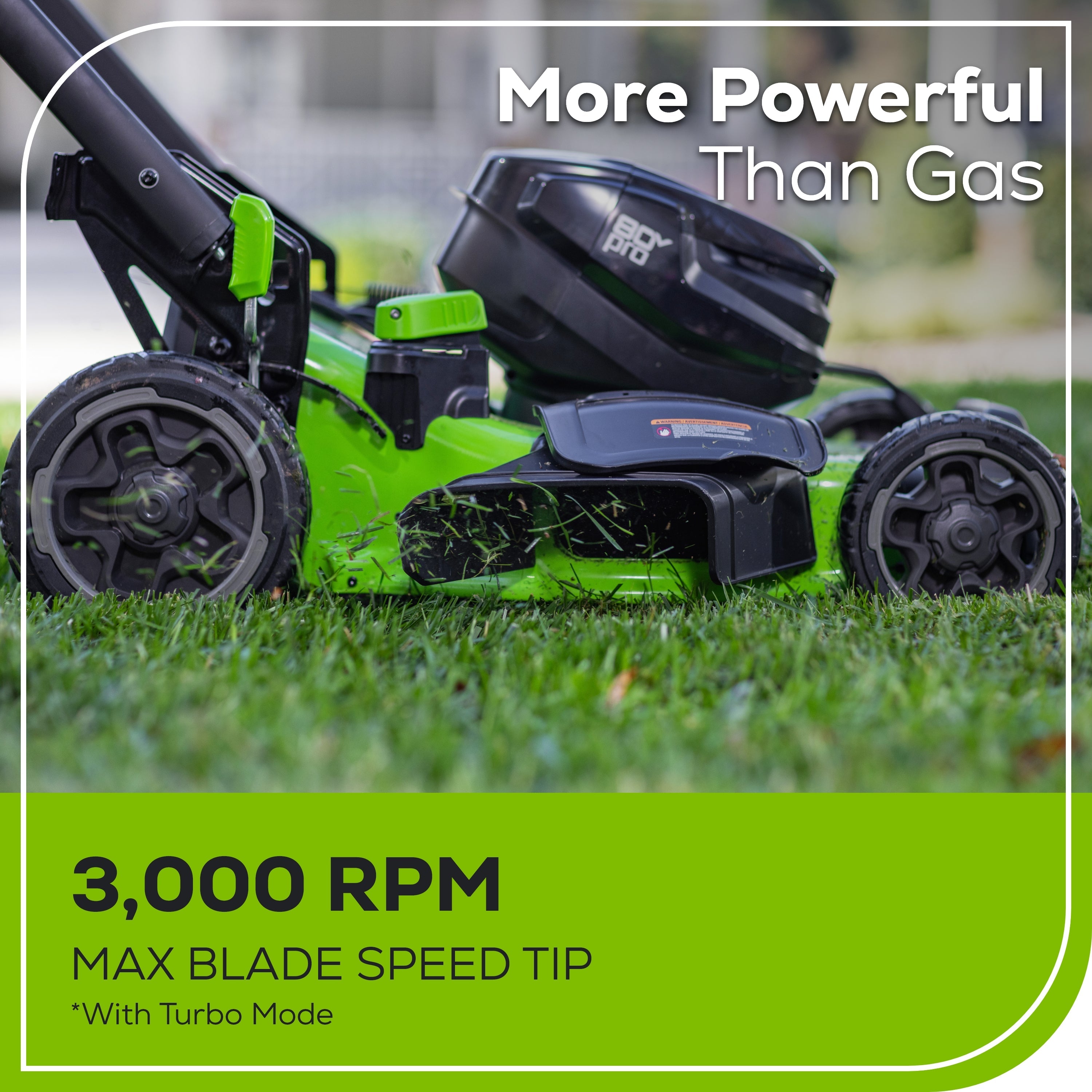 OPEN BOX 80V 22" Cordless Battery Dual Blade Self-Propelled Lawn Mower: (2) 4.0 Ah Batteries and Rapid Charger, LM2208S