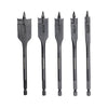 Pro 5-PC Spade Drill Bit Set w/ Full Threaded Pilot Point