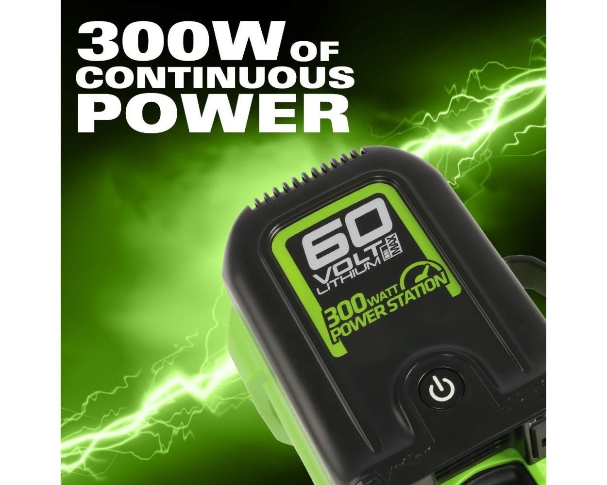 60V Winter Storm Kit w/  (2) 5Ah Batteries & Charger