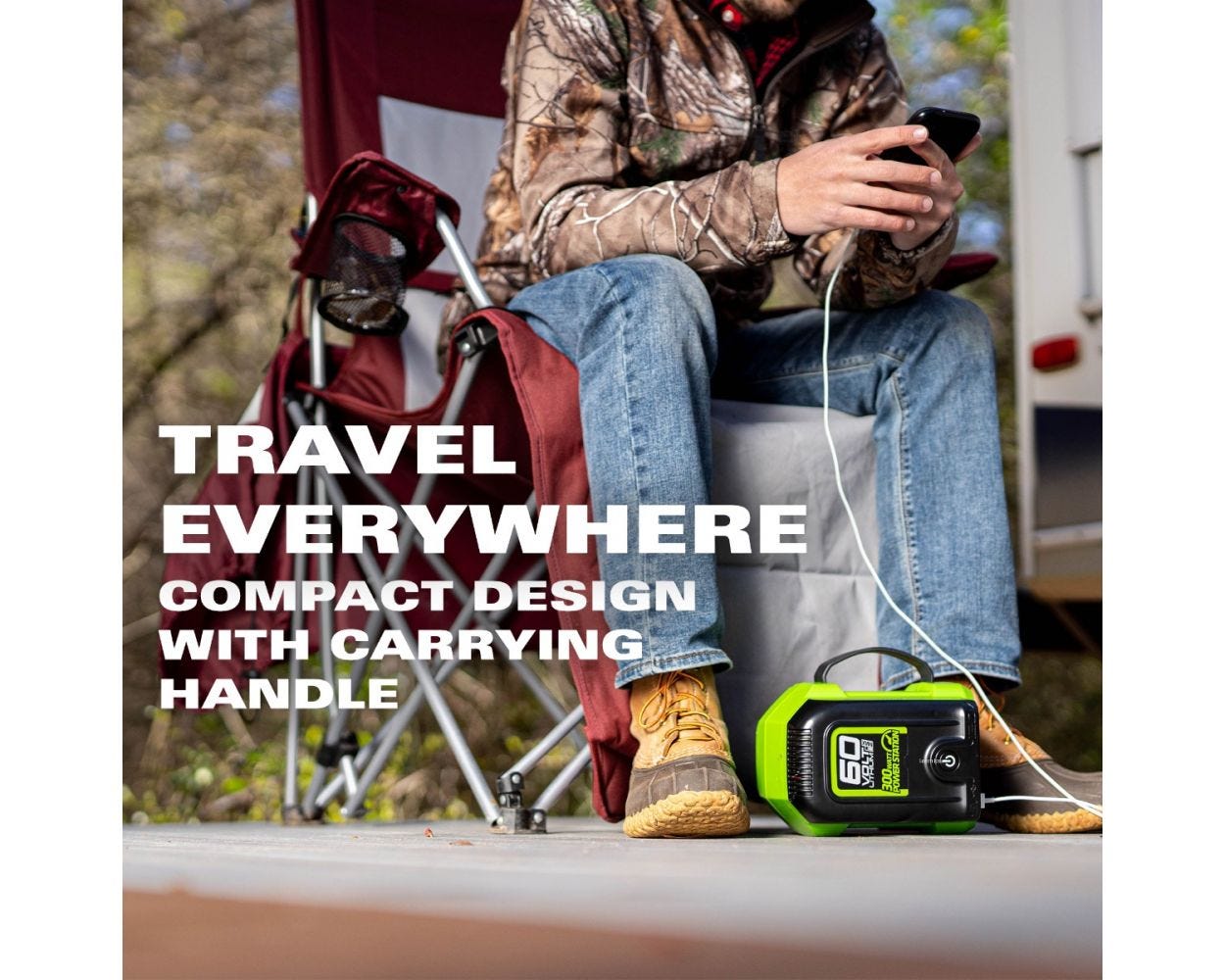 Greenworks 24V 2.0Ah Bluetooth Speaker with Battery and Charger