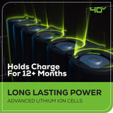 40V 8" Cordless Battery Pole Saw & Hedge Trimmer Attachment w/ 2.0 Ah Battery & Charger