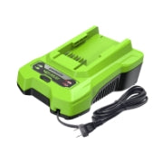 <h3>2A Charger</h3><p>Fully recharge your 2.0Ah battery in 60 minutes.</p>