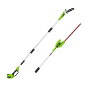 <h3>40V 8" Cordless Battery Pole Saw & Hedge Trimmer Attachment w/ 2.0 Ah Battery & Charger</h3>
