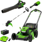 RENEWED 80V 21" Cordless Battery Brushless Self-Propelled Mower 3pc Combo Kit w/ 4.0Ah Battery & 4A Charger