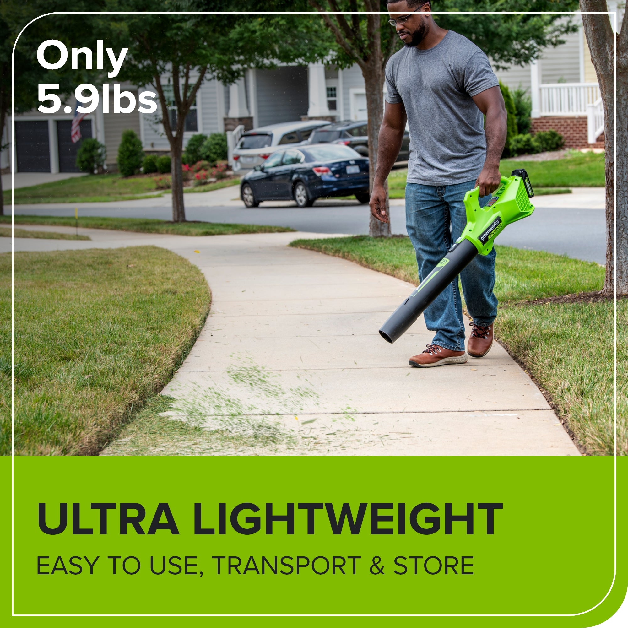 24V 12" Cordless Battery String Trimmer/Edger and 320CFM Leaf Blower Combo Kit w/ 2.0Ah Battery and Charger