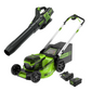60V 21" Cordless Battery Push Mower Combo Kit w/ Blower, (1) 5Ah and Charger