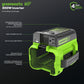 60V Cordless Battery 300 Watt Power Inverter w/ 2.5Ah Battery & Charger