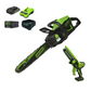 60V 18" Cordless Battery Chainsaw & 24V 6" Pruner Saw w/ (1) 4.0 Ah Battery, (1) 2.0 Ah Battery & (2) Chargers