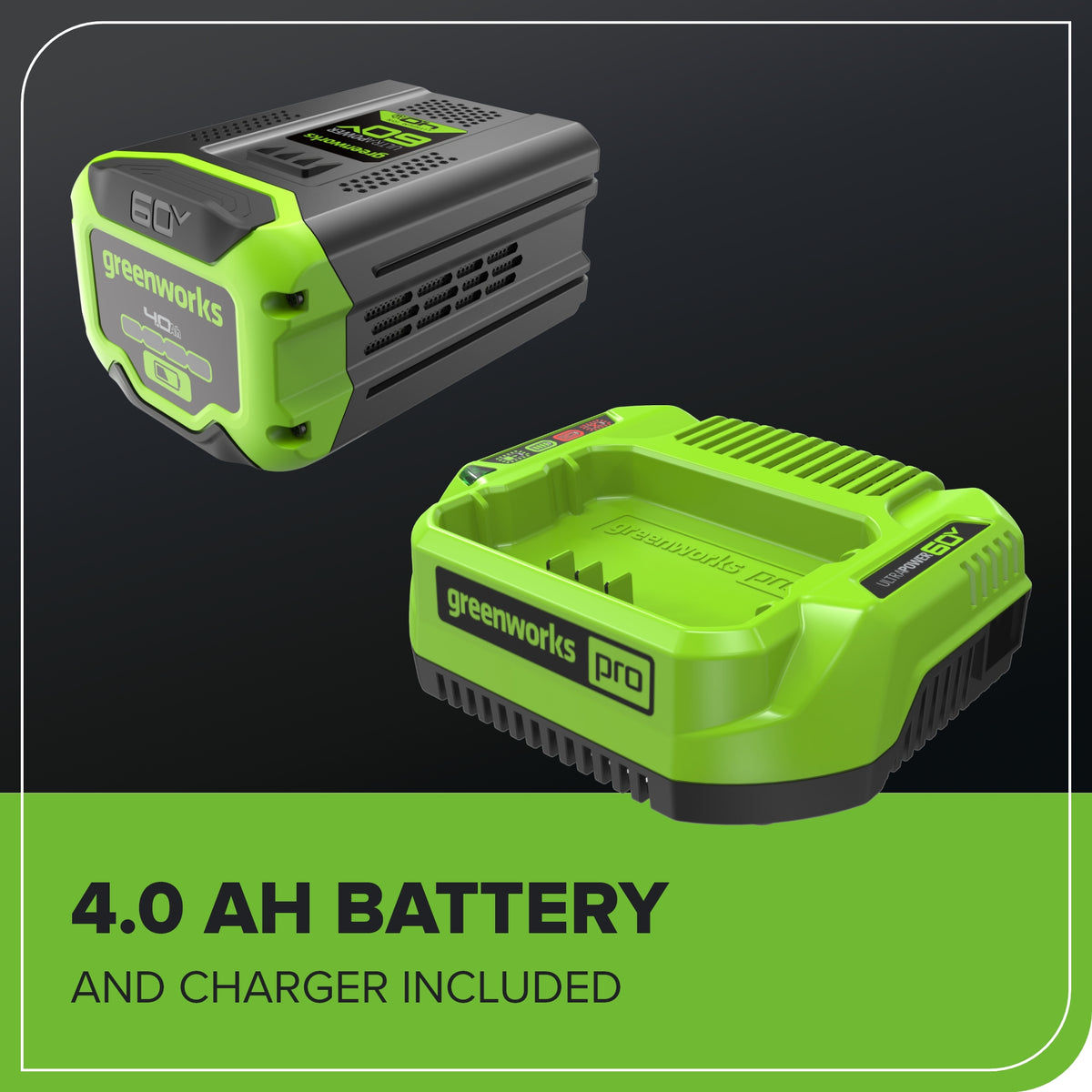 60V 17" Cordless Battery Push Lawn Mower and 610 CFM Jet Blower Combo Kit w/ 4.0Ah Battery & Charger