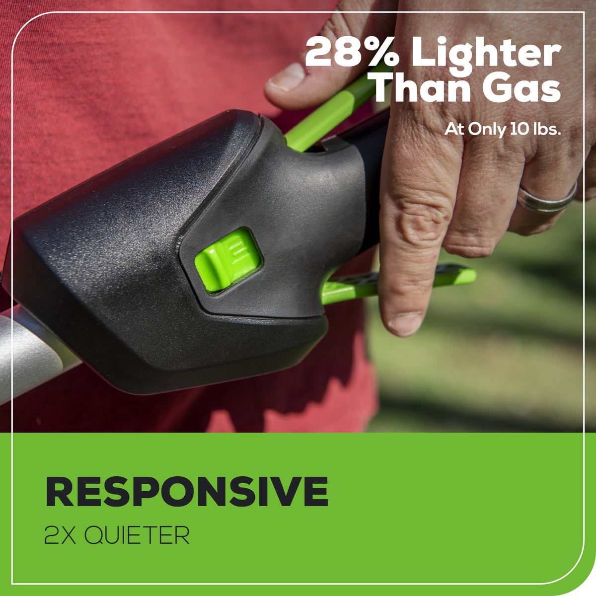 60V 17" Cordless Battery Push Lawn Mower and 13" String Trimmer Combo Kit w/ 4.0Ah Battery & Charger