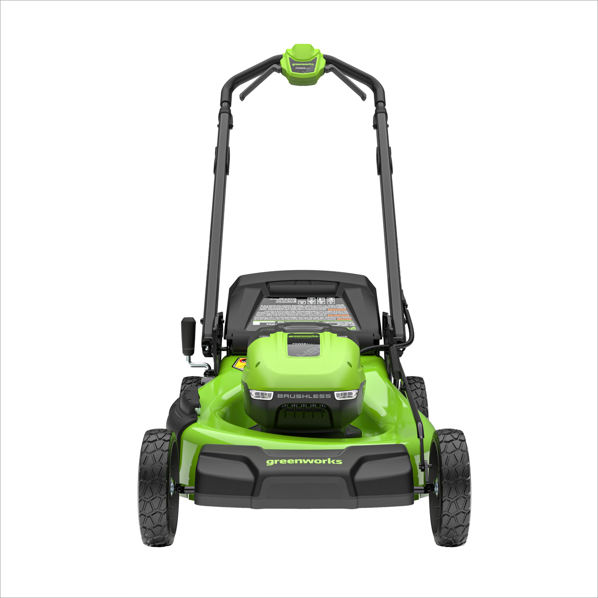 REFURBISHED 48V (24V x 2) 21" Cordless Battery Push Mower 3PC Combo Kit w/ (4) 4.0Ah High Power Batteries & (2) Dual Port Chargers