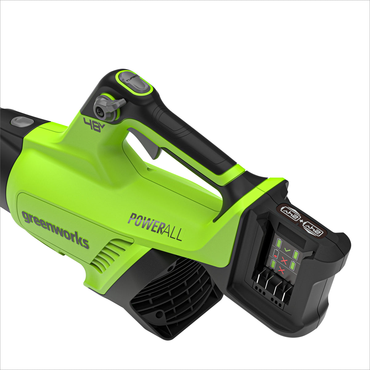 OPEN BOX 48V (24V x 2) 21" Cordless Battery Push Mower 3PC Combo Kit w/ (4) 4.0Ah High Power Batteries & (2) Dual Port Chargers