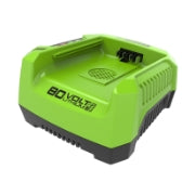 <h3>4 Amp Charger</h3><p>Fully recharge your 2.5Ah battery in less than 40 minutes.</p>