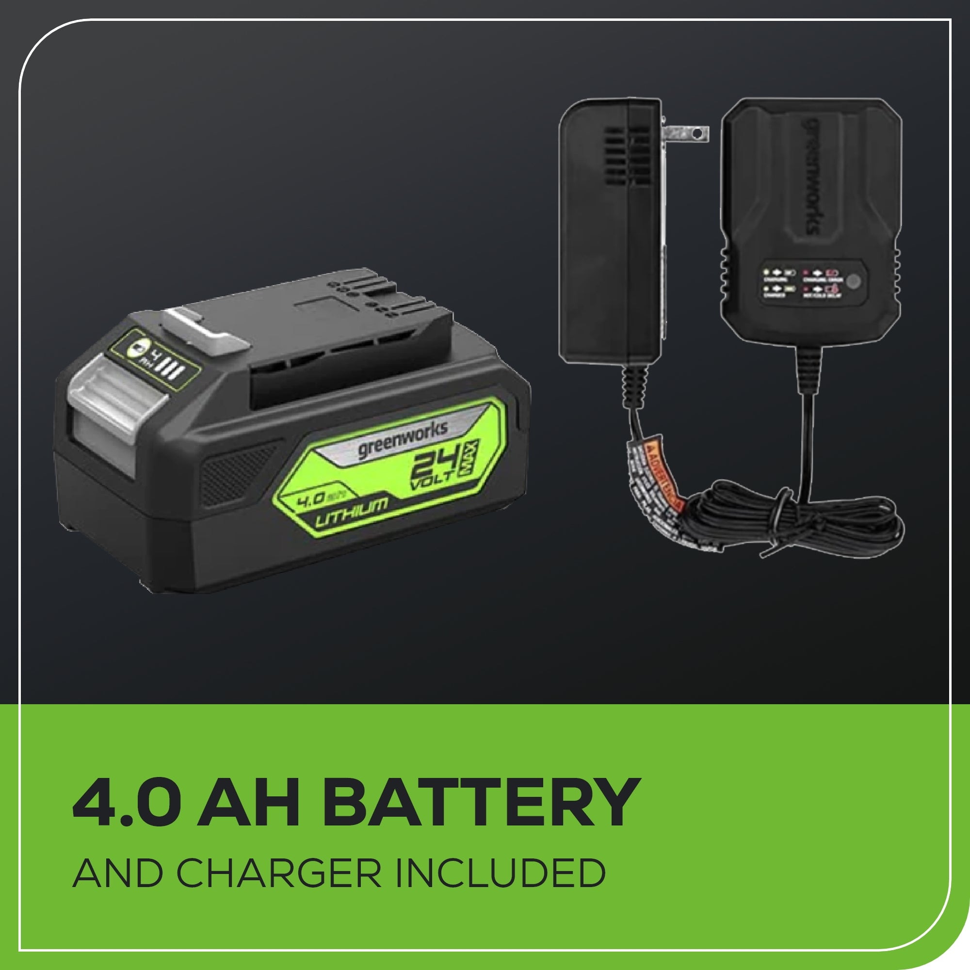 RENEWED 24V Circular Saw 7-1/4", Saw Blade & Dust Connector Kit w/ 4.0Ah Battery & Charger