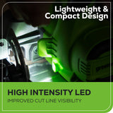 24V Cordless Battery†6.5'' Circular Saw: 2.0 Ah Battery and Charger