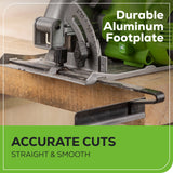 24V Cordless Battery†6.5'' Circular Saw: 2.0 Ah Battery and Charger