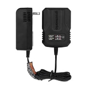 <h3>2A Charger</h3><p>Fully recharge your 2.0Ah battery in 60 minutes.</p>