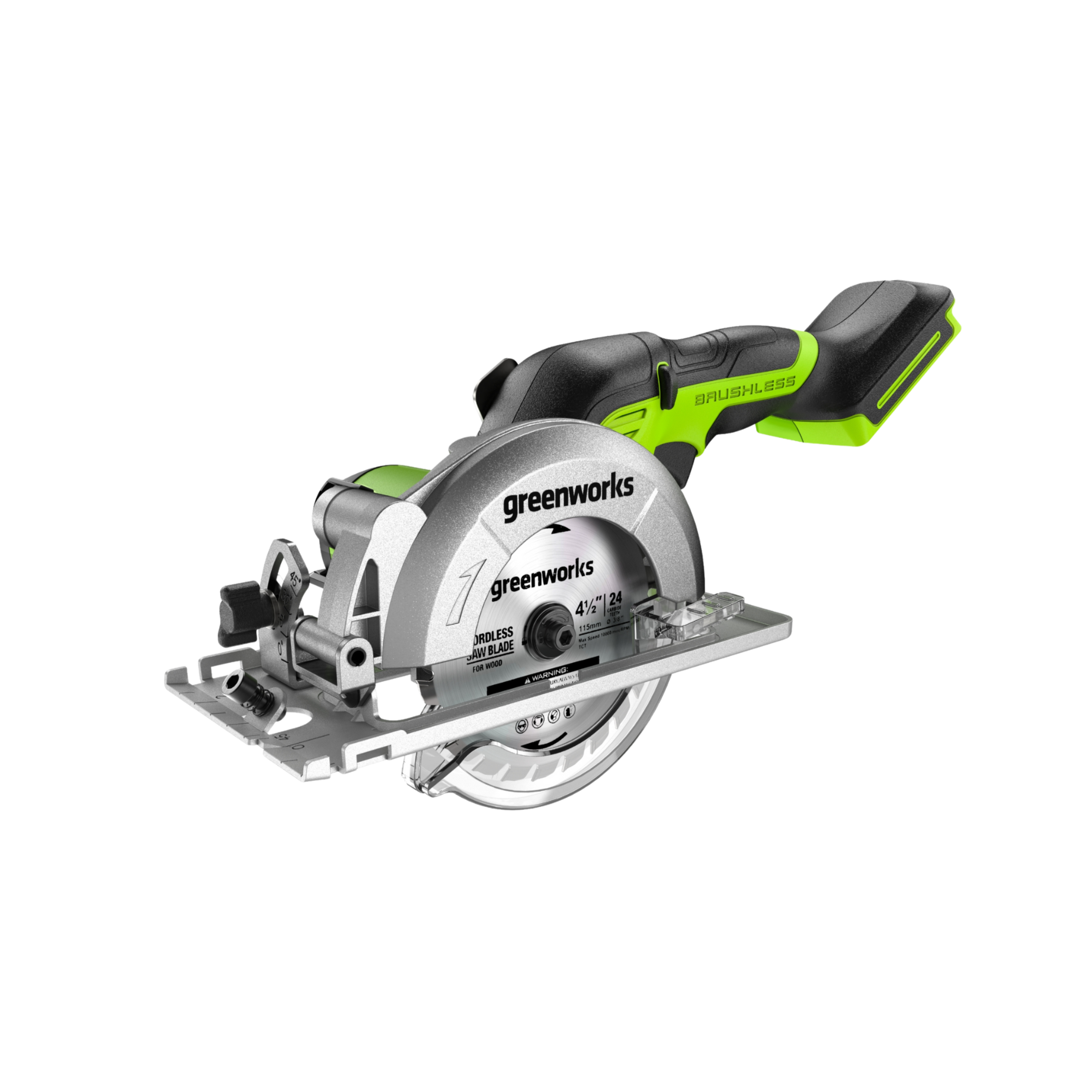 24V 4.5" Cordless Battery Mini Circular Saw (Tool Only)