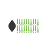 Dual Blade String Trimmer Blade(20PC)