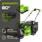 80V 21" Cordless Battery 4-in-1 Push Lawn Mower w/ 4.0Ah Battery & Charger