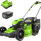 80V 21" Cordless Battery Self-Propelled Lawn Mower w/ 4.0Ah Battery & Charger
