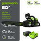 80V 16" 2.0kW Cordless Battery Chainsaw w/ 4.0 Ah Battery & Charger