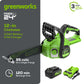 24V 12" Cordless Battery Chainsaw w/ 4.0Ah USB Battery & Charger