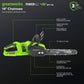 48V (24V x 2) 14" Cordless Battery Chainsaw w/ Two (2) 4.0 Ah USB Batteries & Dual Port Charger